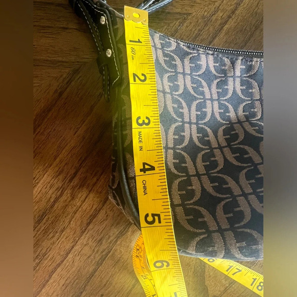 Fossil Vintage Y2K Monogram Logo Shoulder Bag Purse - Picture 8 of 8